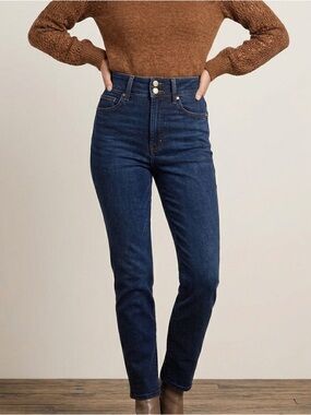 GAP Denim for Good dark blue high rise regular skinny jeans